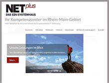 Tablet Screenshot of net-plus.de